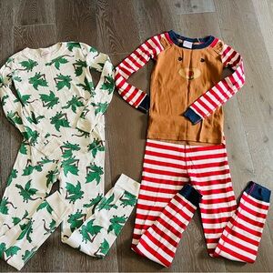 Set of 2 Hanna Andersson long John pajamas